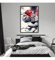 Metal Çerçeveli Temperli Cam Tablo Street Fighter Ryu Hoshi (Siyah)