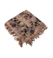 Sökme Boncuklu Pamuk Yazma - 95 x 95 - 04650 (Leylak)