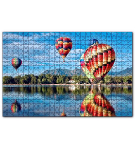 Cakapuzzle Coloradoda Sıcak Hava Balonları Görseli  Puzzle Yapboz MDF (Ahşap) (1000 Parça)