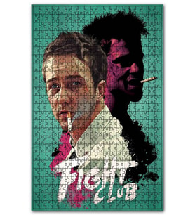 Cakapuzzle Fight Clup Görseli Puzzle Yapboz MDF (Ahşap) (1000 Parça)