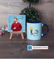 Mühendisler Günü Hediyesi Fotoğraflı Dekoratif Taş, Kupa Bardak Beyaz Hediye (Model 3)