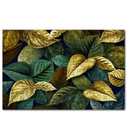 Cakapuzzle Yeşil Kahverengi Altın Yapraklar Bir Arada Puzzle Yapboz MDF (Ahşap) (500 Parça)