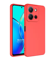 Microsonic Vivo Y36 Kılıf Groovy Soft Koyu Yeşil (Kırmızı)