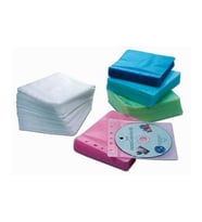 CD ve DVD Zarfı, Dosya Delikli 100’lük Paket (2 CD için) (Beyaz)
