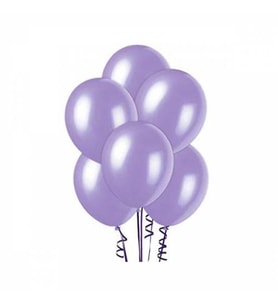 Sürpriz Uçan Balon 50 Adet (Mor)
