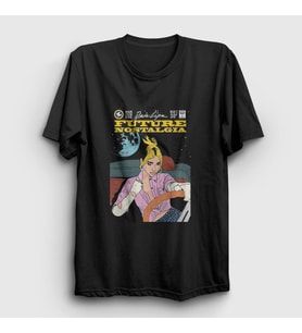 Presmono Unisex Beyaz Future Nostalgia Dua Lipa T-Shirt 320927tt (Siyah)