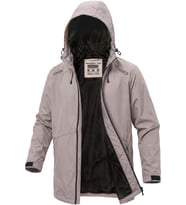 Ghassy Co.Erkek Rüzgarlık/Yağmurluk Outdoor Omuz Detaylı Mevsimlik Füme Spor Ceket (Gri)