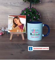Kimya Öğretmeni Fotoğraflı Dekoratif Taş, Kupa Bardak Beyaz Hediye Öğretmenler Günü Hediyesi (Model 3)