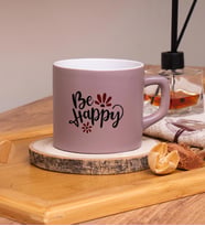 Be Happy Tasarımlı Renkli Nescafe Fincanları 220 ML (Sütlü Kahve)