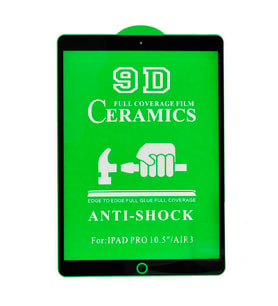 Apple iPad 10.5 (7.Nesil) Zore Tablet Seramik Ekran Koruyucu (Siyah)