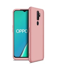 Microsonic Oppo A9 2020 Kılıf Double Dip 360 Protective (Rose)