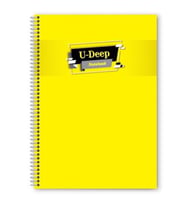 Defter A4 Spiralli 60 Yaprak Çizgili A4 Siparalli Defter Telli Defter 60 Yaprak Çizgili (Sarı)