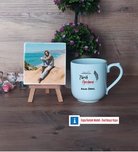 Tarih Öğretmeni Fotoğraflı Dekoratif Taş, Kupa Bardak Beyaz Hediye (Model 5)