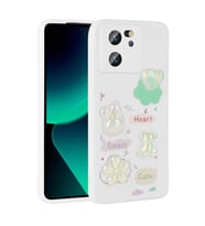 Xiaomi Mi 13T Pro Kılıf Kabartma Figürlü Parlak Toys Silikon Kılıf (Beyaz)