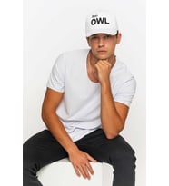 Redowl Kep Erkek Şapka RWŞ003 (Beyaz)