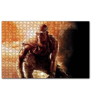 Cakapuzzle Vin Diesel Riddick 2013 Film Afişi  Puzzle Yapboz MDF (Ahşap) (500 Parça)
