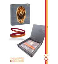 Galatasaray Orijinal Lisanslı Sarı Kırmızı 2'li Bileklik Hediyelik Ahşap Kutulu (Sarı-Kırmızı)