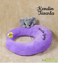 Kendin Tasarla 150 cm Emzirme Destek Minderi (Lila)