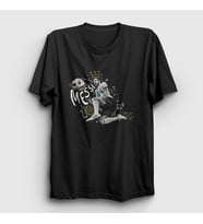Presmono Unisex Haki 10 Argentina Soccer Futbol Lionel Messi T-Shirt 313549tt (Siyah)