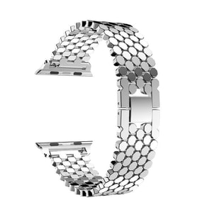 Apple Watch 42mm KRD-30 Metal Kordon (Gümüş)