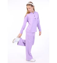 Toontoy Kız Çocuk Eşofman Takım (Lila)