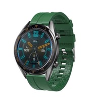 Mi Watch Color Kordon Silikon Dalga Desen Şerit Band 23 (Yeşil)