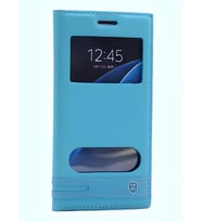 Galaxy C5 Kılıf Elite Kapaklı Kılıf (Turkuaz)