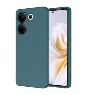 Tecno Camon 20 Pro 4G Kılıf Zore Mara Lansman Kapak (Koyu Yeşil)