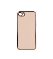 Apple iPhone 7 Kılıf Zore Bark Kenarları Altın Renk Kılıf (Rose)