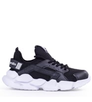 Pierre Cardin 4Y 31367 Sneaker Günlük Erkek Spor Ayakkabı (Siyah - Beyaz)