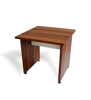 Vena Nil Ofis Sehpa (45x45x45h) (Beyaz - Ceviz)
