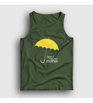 Presmono Unisex Beyaz Umbrella How I Met Your Mother Atlet 195963tt (Haki)