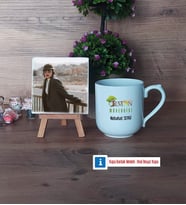Orman Mühendisi Fotoğraflı Dekoratif Taş, Kupa Bardak Beyaz Hediye (Model 5)