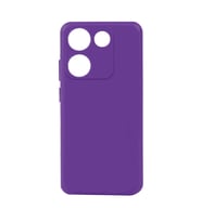Kvy Tecno Camon 20 Biye Silikon Kılıf (Mor)