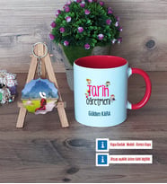 Tarih Öğretmeni Kupa Bardak Beyaz ve Fotoğraflı Ahşap Anahtarlık Hediye (Model 2)