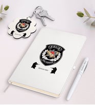 BK Gift Kişiye Özel Polis Özel Harekat Siyah Defter Kalem Ve Anahtarlık Hediye Seti (Model 2)