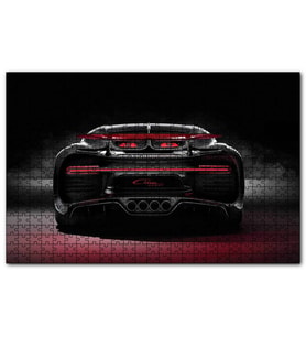 Cakapuzzle Bugatti Chiron Divo Arka Görünüş  Puzzle Yapboz MDF (Ahşap) (500 Parça)