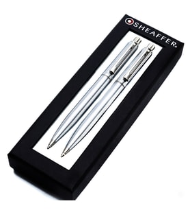Sheaffer Tükenmez ve Versatil kalem seti (Krom)