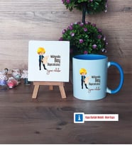 Mühendisler Günü Hediyesi Dekoratif Taş, Kupa Bardak Kırmızı Hediye (Model 3)