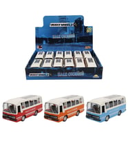 Maxx Wheels Sesli ve Işıklı Nostaljik Halk Otobüsü 15 cm. (Karışık)