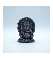 Ganesha Budha Dekoratif Biblo Heykel (Gümüş)