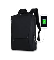 My Valice Smart Bag ACTİVE Usb Şarj Girişli Slim Notebook Sırt Çantası (Siyah)