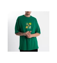 Unisex Oversize Four Tshirt (Yeşil)