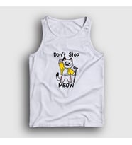 Presmono Unisex Sarı Meow Queen Freddie Mercury Atlet 407729tt (Beyaz)