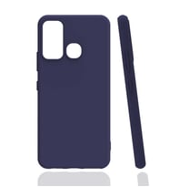 Kvy İnfinix Hot 9 Biye Silikon Kılıf (Lacivert)