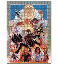 Cakapuzzle Mervel Karekterler Çizim Afiş Görseli Puzzle Yapboz MDF (Ahşap) (500 Parça)