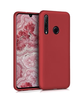 Microsonic Matte Silicone Huawei Honor 20 Lite Kılıf (Kırmızı)