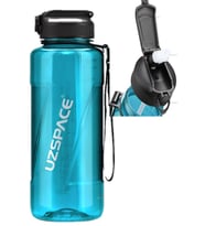 Uzspace FiftyFifty PİPETLİ  MEGA BOY 1500ml Tritan Su Matarası  (Turkuaz)