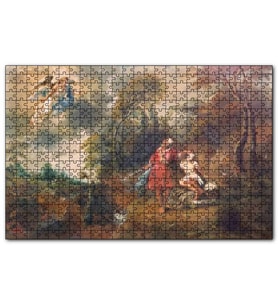 Cakapuzzle omenico Piola dan  Puzzle Yapboz MDF (Ahşap) (500 Parça)