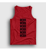 Presmono Unisex Sarı Work Work Work Rihanna Atlet 342027tt (Kırmızı)